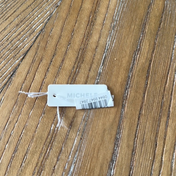 MICHELE Deco Madison Two-Tone 18K Gold-Plated Diamond Dial Watch - Picture 5 of 7